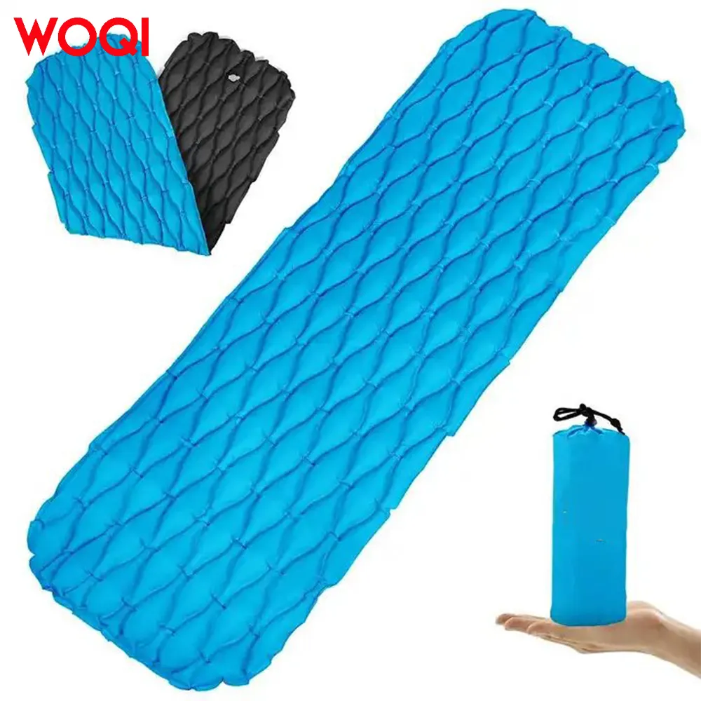 Woqi Ultralight Inflatable Sleeping Pad Inflate Air Mattress-Premium Self-Inflating Camping Pad for Camping