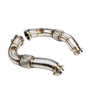 ท่อไอเสียแบบดาวน์ไปป์สำหรับ <span class=keywords><strong>BMW</strong></span> V8 <span class=keywords><strong>N63</strong></span> 550i <span class=keywords><strong>650i</strong></span> 750Li X5 X6M X5M - Product Image 1