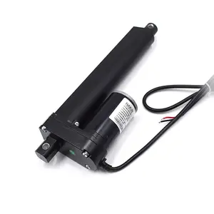 Atuador linear telescópico personalizado 12v 24v, atuador linear de alta velocidade