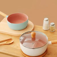 Nouvelle Arrivée Batterie de Cuisine Japonaise Antiadhésive de Haute Qualité : Casseroles à Lait 18cm, 20cm, 22cm et Marmites à Nouilles en Aluminium