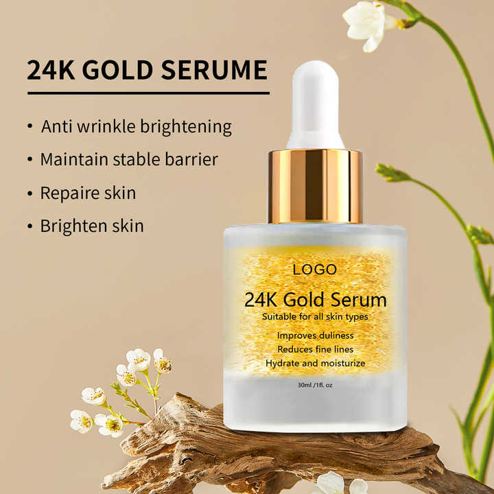 100ml 24k Gold Hyaluronic Acid Nicotinamide Face Serum Anti Aging Facial Lifting Collagen Essence Skin Care Whitening Serum main image 0
