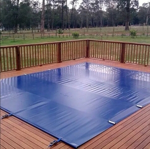 Couverture <span class=keywords><strong>de</strong></span> <span class=keywords><strong>piscine</strong></span> rectangulaire en PVC anti-poussière pour piscines enterrées - Product Image 2