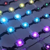 Point lumineux de pixel LED éclairage extérieur de façade de bâtiment P50 écran de fenêtre LED maille publicité Led point de pixel rideau en maille