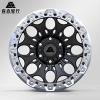 Jantes tout-terrain personnalisées SY 5x112 SUV 4x4 Véhicules tout-terrain Pièces de véhicule utilitaire sport pour Ford F-150 Jeep Wrangler