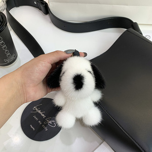 Llavero de piel sintética de visón al por mayor, bonito colgante de cachorro para bolso, llavero para coche, colgante para mochila, accesorios de regalo de cumpleaños para mujeres y niños - Product Image 4