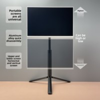 Draagbare Aluminium Driepootbeugel Voor Snelle Demontage 90 Graden Voor Dubbele Secundaire Beeldschermen-Voor Rog Republic-Spelers