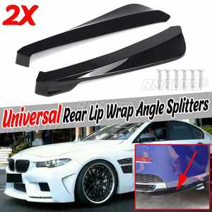 Universal <b>Car</b> Rear Bumper Lip <b>Diffuser</b> Splitter Canard Protector Spoiler <b>for</b> BMW <b>for</b> Mercedes <b>for</b> VW <b>for</b> Audi <b>for</b> Ford <b>for</b> Kia - Product Image 1