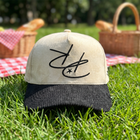 Cappello da Baseball Sportivo Unisex Personalizzato a 5 Pannelli in Camoscio e Velluto a Coste con Logo Ricamato a Mano per Esterni - Vendita all'Ingrosso
