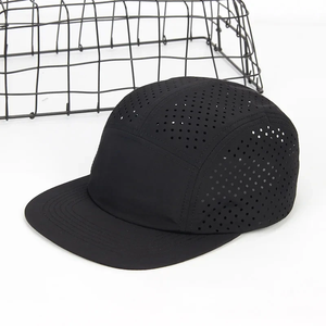 Gorra Deportiva Impermeable de 6 Paneles de Malla Transpirable, Gorra de Béisbol de Secado Rápido Sin Estructura, Logotipo Personalizado para Deportes al Aire Libre y Viajes - Product Image 2