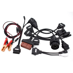 OBD2 Adapter Cable Set 8-Piece Car <b>Diagnostic</b> <b>Tool</b> Black for Vehicle Inspection Repair - Product Image 2