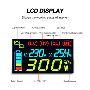 Inversor de Energia DC para AC Off Grid de 300W, 500W, 800W, 1000W, 1200W, <span class=keywords><strong>1500W</strong></span> - Product Image 2
