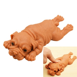 Juguete Antiestrés 3D Adorable en Oferta, Material TPR Suave, Perrito Lindo, Squishy de Pug, Juguete de Descompresión para Niños, Regalo - Product Image 1