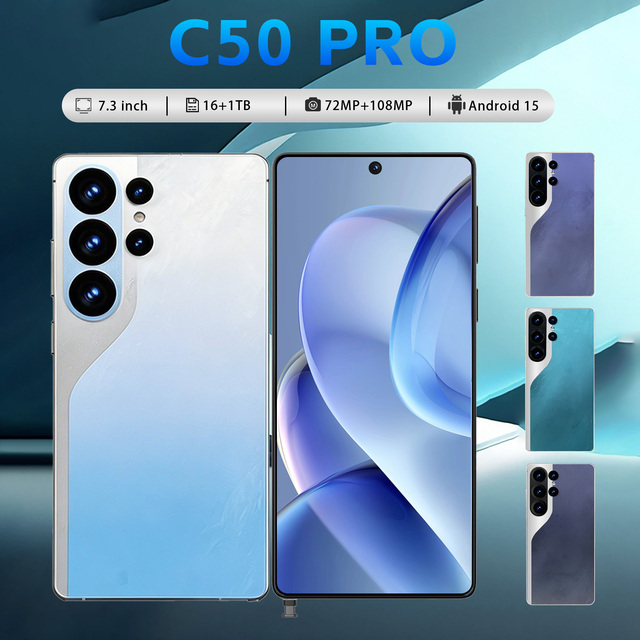 New Arrival 5G Android 15 Phone 16GB RAM 1TB ROM Octa Core 7 Inch HD Display Smartphone Wholesale Bulk Supply