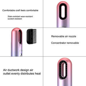 Portable 2-en-1 Sèche-<span class=keywords><strong>cheveux</strong></span> Peigne à friser <span class=keywords><strong>Brosse</strong></span> à <span class=keywords><strong>cheveux</strong></span> Outils de coiffure Sèche-<span class=keywords><strong>cheveux</strong></span> et volumateur Souffleur Lisseur Sèche-<span class=keywords><strong>cheveux</strong></span> à main - Product Image 5