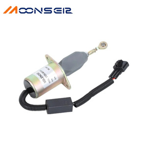 วาล์วโซลินอยด์แคตเตอร์พิลลาร์ รุ่น 37Z36-56010-A สำหรับตัดน้ำมันเชื้อเพลิง 12V 24V สำหรับควบคุมการดับเครื่องยนต์ดีเซล - Product Image 2