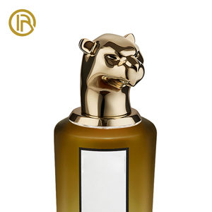 Capuchon de parfum en Zamac artisanal exquis OEM ODM avec portraits de têtes de bêtes et d'animaux pour les marques de parfums artistiques - Product Image 6