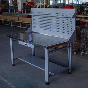 Banc <span class=keywords><strong>de</strong></span> travail en acier inoxydable robuste, directement <span class=keywords><strong>de</strong></span> l'usine, avec tiroirs, plaque suspendue et trou <span class=keywords><strong>de</strong></span> vidange d'huile, banc <span class=keywords><strong>de</strong></span> travail pour mécanicien - Product Image 2