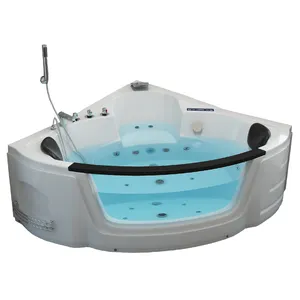 Baignoire à LED multifonction pour 2 personnes, bain thermostatique Intelligent en acrylique, Massage au Spa, moderne, 2020