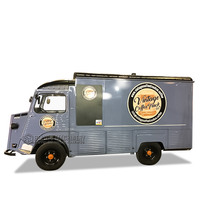 Camión de Comida Callejera Europeo Personalizado, Quiosco de Café, Autobús Móvil para Fiestas de Comida, Camión de Comida Móvil Económico, Camioneta Eléctrica para Helados