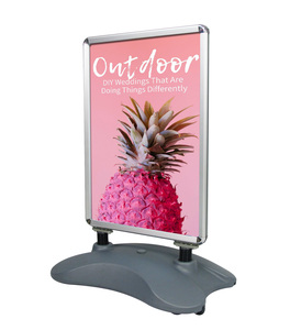 Dấu Hiệu Vỉa Hè A-frame Thời Tiết, Bảng Quảng Cáo Hiển Thị Vỉa Hè Bạc <span class=keywords><strong>A1</strong></span> - Product Image 1