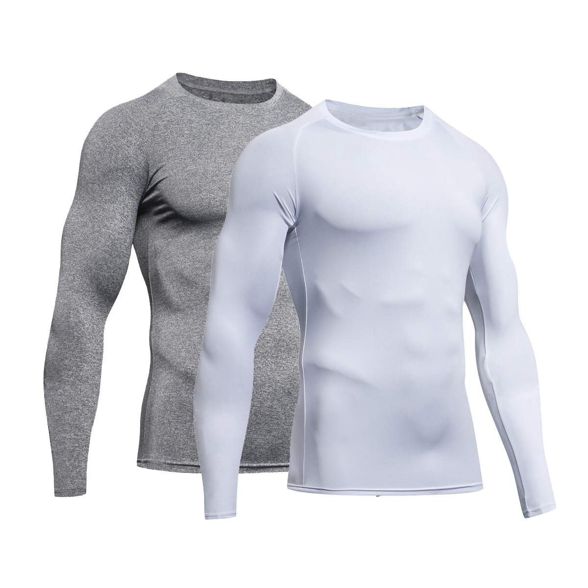 Custom Cheap Clothes Long Sleeve T Shirt Men Compression Running Fitness T-shirt Gym Clothes Wholesale Sportswear Sweatsuit Mens