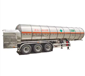 Semi-remorque de transport de CO2 personnalisée Htyj - Product Image 1