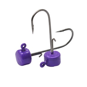 Señuelos de Pesca de Alambre de Acero en Forma de Hongo, Anzuelos Mustad, Cabeza de Jig de Plomo Pintada, Aparejos de Pesca Rock Ned, Venta al por Mayor de Fábrica - Product Image 1