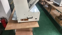 Machine à trancher le pain commerciale, épaisseur réglable de 0,8 à 1,2 cm, design compact, 0,25 KW, pour boulangerie, restaurant, sandwicherie