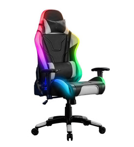 Sedia da Gaming OEM con Luci LED RGB, Design Sportivo, per Gaming e Streaming, con Schienale Reclinabile e Braccioli Regolabili - Product Image 3