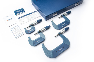 Dasqua Set di micrometri esterni di alta qualità 4 pezzi 0-25mm 25-50mm 50-75mm 75-100mm strumento di misurazione per micrometro esterno manuale - Product Image 2
