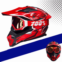 Casque de moto tout-terrain quatre saisons intégral respirant pour la conduite en montagne et sur route forestière