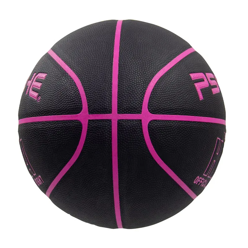 Meilleures ventes PU cuir ballon de basket de basket ballnd inoor extérieur entraînement basket débutant pratique balle