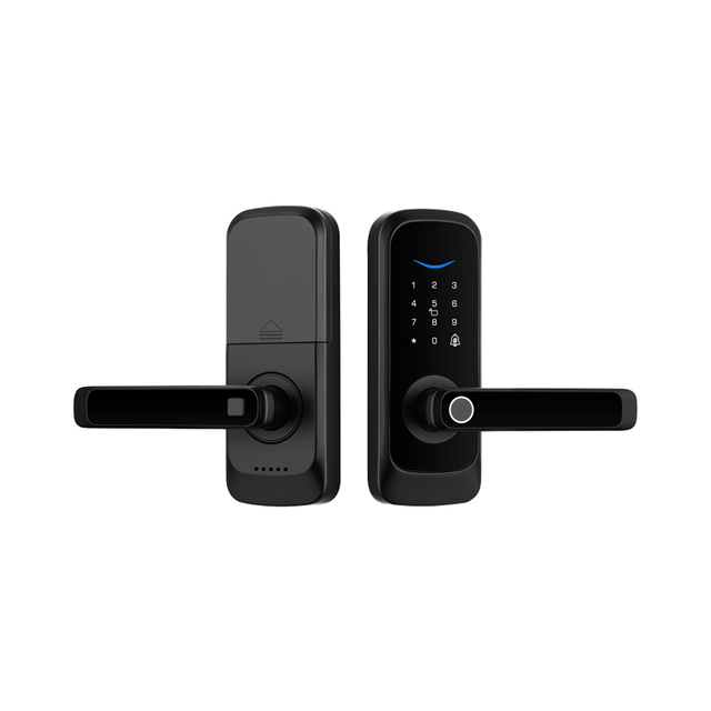 High Quality Smart Digital Fingerprint Door Lock Memory Card Support Steel/Wood Door Aluminum Alloy Tuya/TTlock App Control