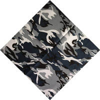 Bandana en coton camouflage classique, motif jungle/forêt, carré, multifonctionnel pour la tête, le cou, le visage et comme foulard, pour l'extérieur