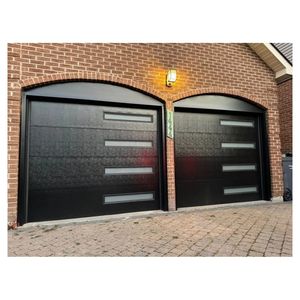 Panneaux de fenêtre en verre à rayures verticales et dégradées pour l'installation murale en briques résidentielles modernes, porte de <span class=keywords><strong>garage</strong></span> - Product Image 1