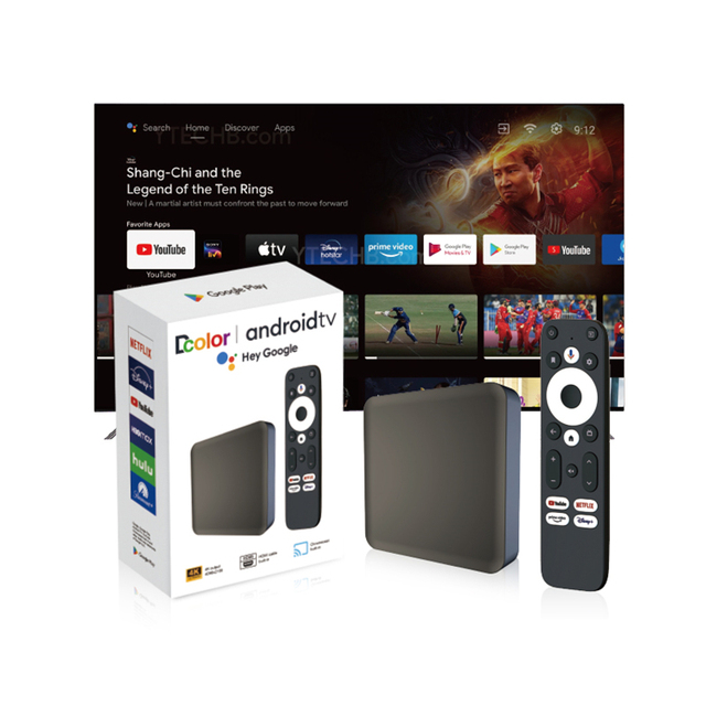 2024 New Dcolor GD2 Google Certified Quad Core 4K Google Tv Box 2GB 32GB Android 12 Tv Box WIFI Remote Set Top Box Smart TvBox