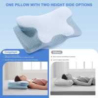 Oreiller orthopédique ergonomique LIANDA P-094, best-seller, personnalisé, en mousse à mémoire de forme, pour le sommeil