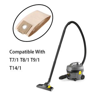 Sac en papier filtre à poussière en tissu pour <span class=keywords><strong>aspirateur</strong></span> personnalisé en usine compatible avec les pièces d'<span class=keywords><strong>aspirateur</strong></span> Karchers T7/1 T8/1 T9/1 T10/1 - Product Image 3