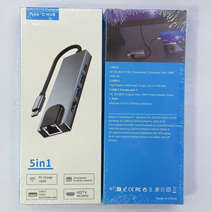 Bewin đa trong 1 Docking Station USB C Hub đa cổng Adapter VGA HDTV RJ45 Hub - Product Image 3