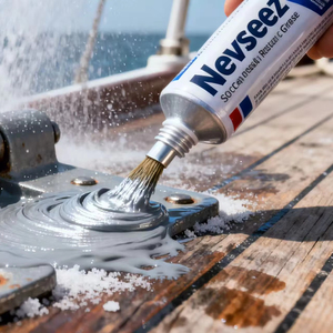 CJ3 Never-Seez NSBT-16 AGMA 220 Grasa industrial de cobre antiadherente para alta temperatura, en bote con aplicador de cepillo, con base de aceite pesado - Product Image 1