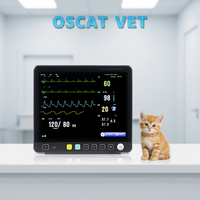 Équipement vétérinaire OSCAT VE15 Moniteur vétérinaire 15 pouces Machine vétérinaire SpO2, NIBP, ECG, 2-TEMP