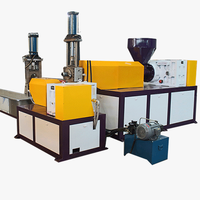 Grand équipement de granulateur de plastique HDPE LDPE PP PE granulateur de recyclage refroidi par air granulateur de film industriel
