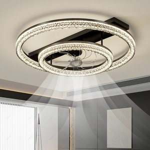Lámpara de Techo con Ventilador para Sala de Estar, Estilo Moderno, Lujo Ligero, Minimalista Italiano, Lámpara Principal para Sala de Estar, Comedor, Dormitorio, Hogar - Product Image 1