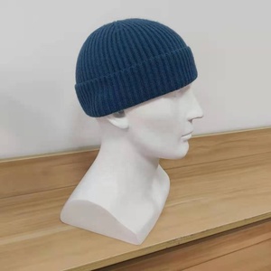 Mũ Beanie Q13 Kiểu Ngư Dân Cho Nam, Mũ Len Dệt Kim Mềm Mại Thoải Mái Màu Trơn Mùa Đông Phong Cách Phi Giới Tính - Product Image 3