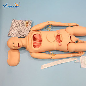 Maniquí de enfermería avanzado con módulos de úlceras por presión masculinos y femeninos; una herramienta práctica de entrenamiento para la enfermería médica básica - Product Image 1