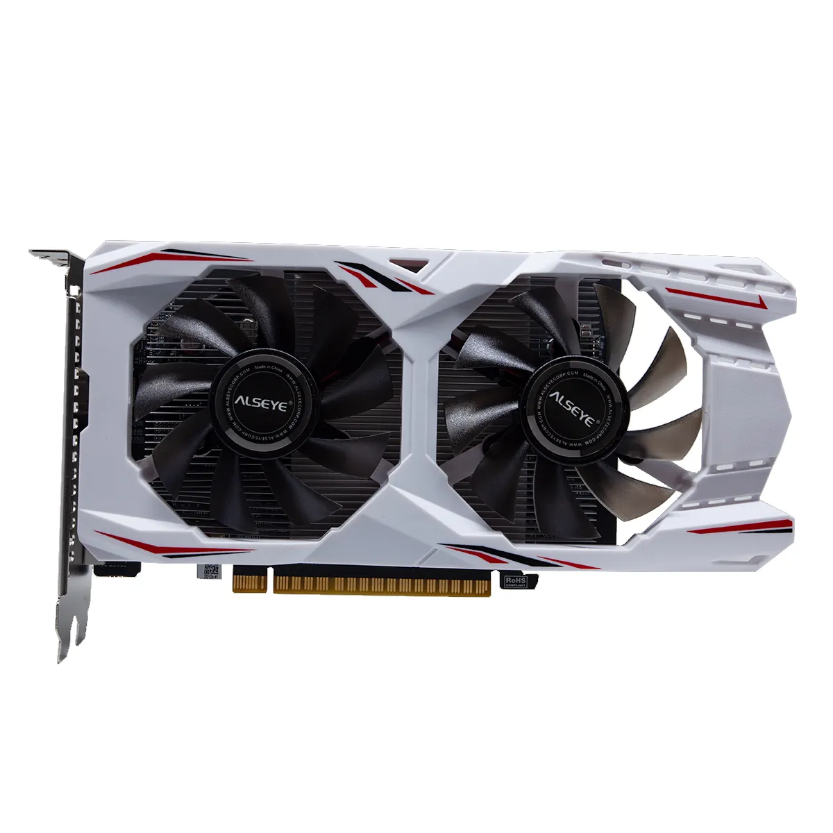 Alseye scheda grafica GTX1050TI 4GD5 DDR5 PCIE 3.0 DVI + DP1.4 + 2.0 VGA