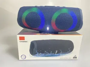 Rgb Draadloze Muziek Fm Radio Waterdichte Tf Kaart Mini Draagbare Outdoor Bass Stereo Led Light Charge 5 Bluetooth Speaker