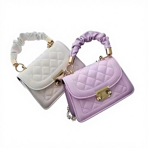 Nouveau Sac à Bandoulière Coréen HK 2026 en Treillis Diamanté pour Femme, Petit Sac Carré à Chaîne, Vente en Gros, Sac à Main pour Dames - Product Image 1