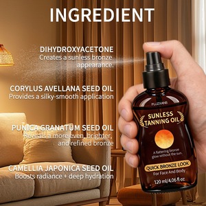 Babaria 100ml Crema Solare Effetto Luminoso con Olio Erboristico Crema <span class=keywords><strong>Abbronzante</strong></span> per il Corpo - Product Image 5