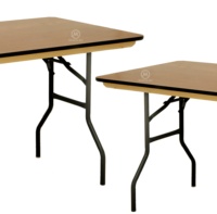 Table de planche pliable en bois de contreplaqué, 1 pièce, prix de gros, pour fête de mariage